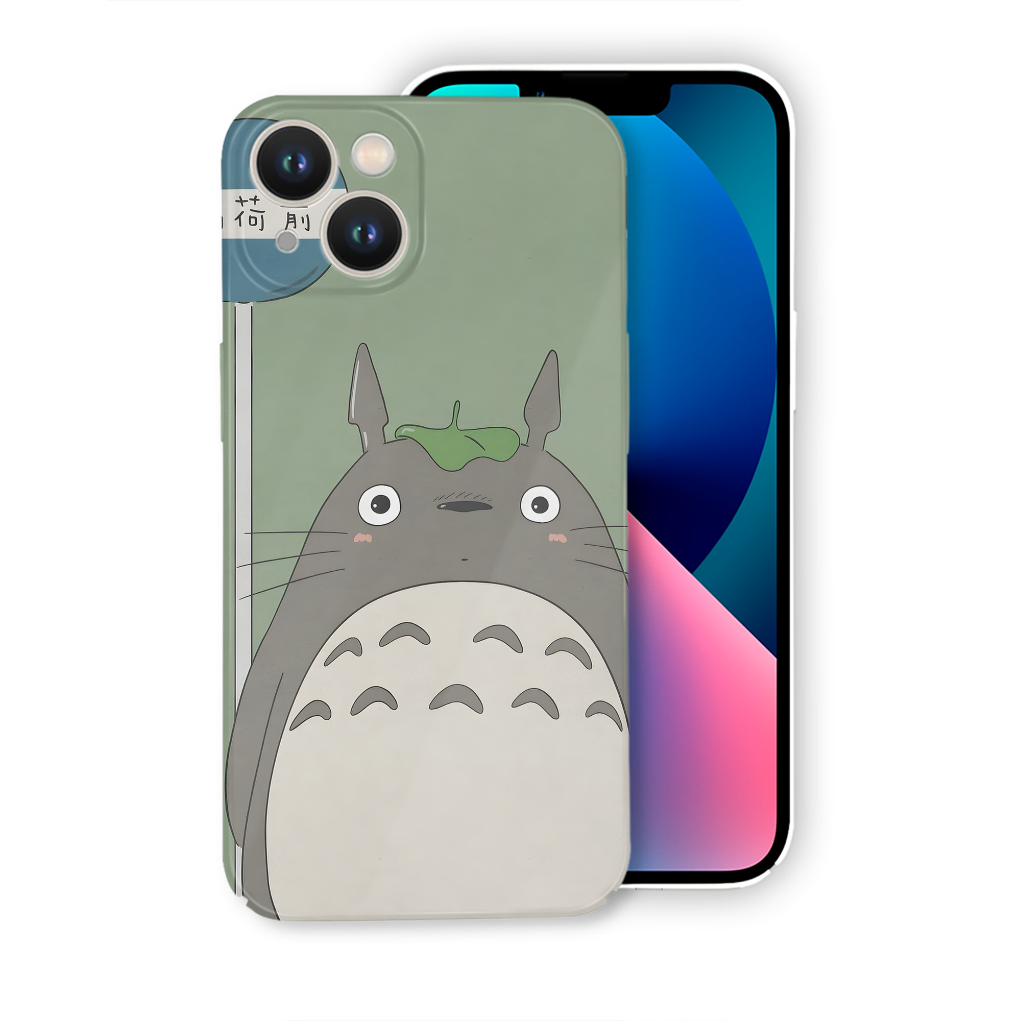 （画像用） となりのトトロ 草壁メイ 草壁サツキ My Neighbor Totoro Satsuki Kusakabe Mei Kusakabe 【iPhone 14シリーズ対応】ハードケース